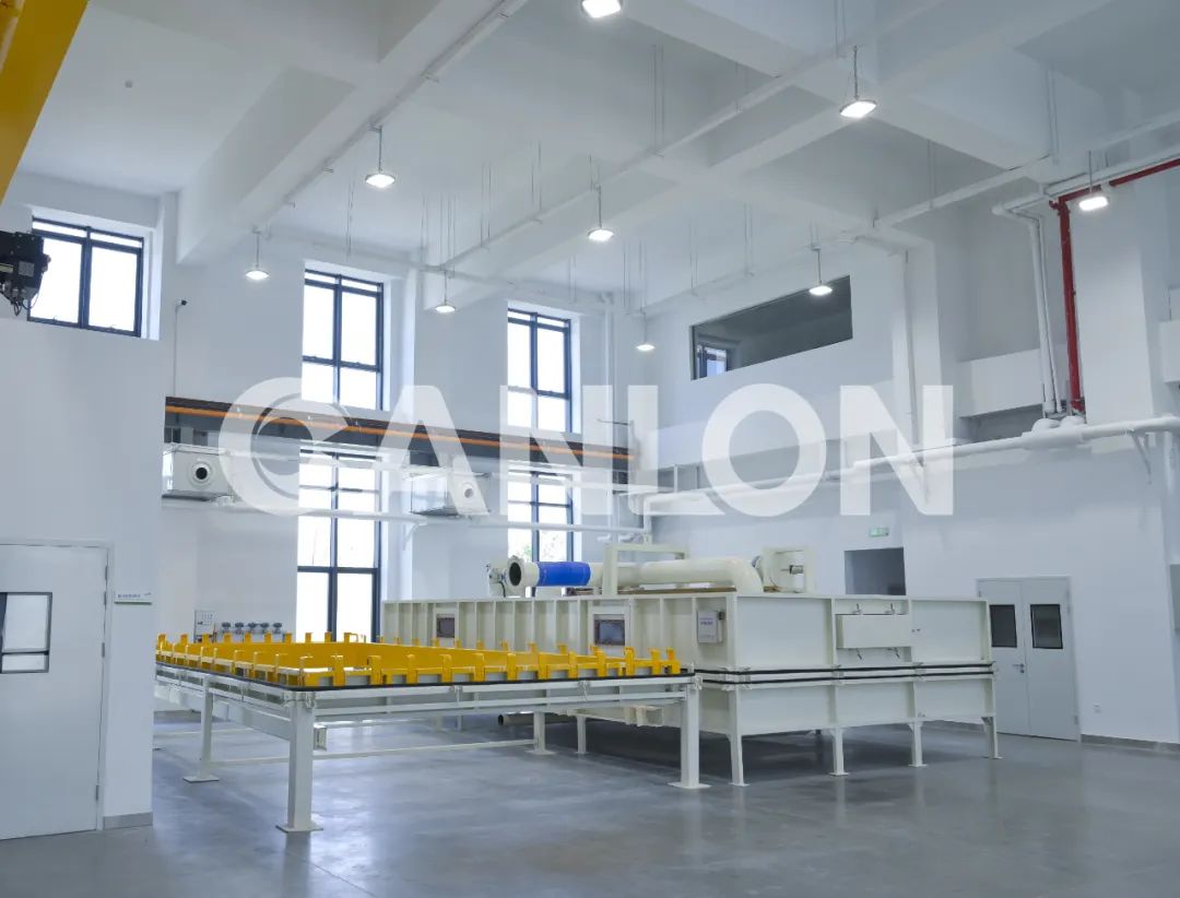 Installation d'essai de résistance au soulèvement dû au vent de Canlon