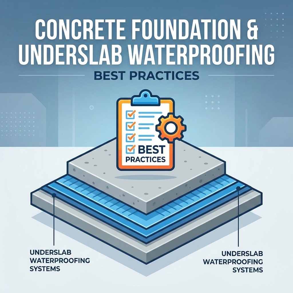 Meilleures pratiques pour les systèmes d’imperméabilisation des fondations en béton et des dalles