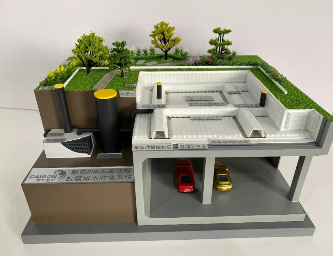 Syst&egrave;me de drainage respirant