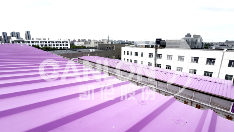 Boutique Canlon | Intégrez l'ambiance violette sur le toit - faites ressortir votre bâtiment!