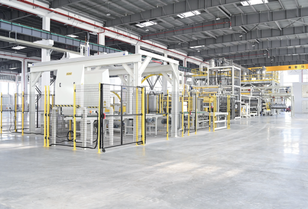 Ligne de feuilles de membrane de toiture en PVC