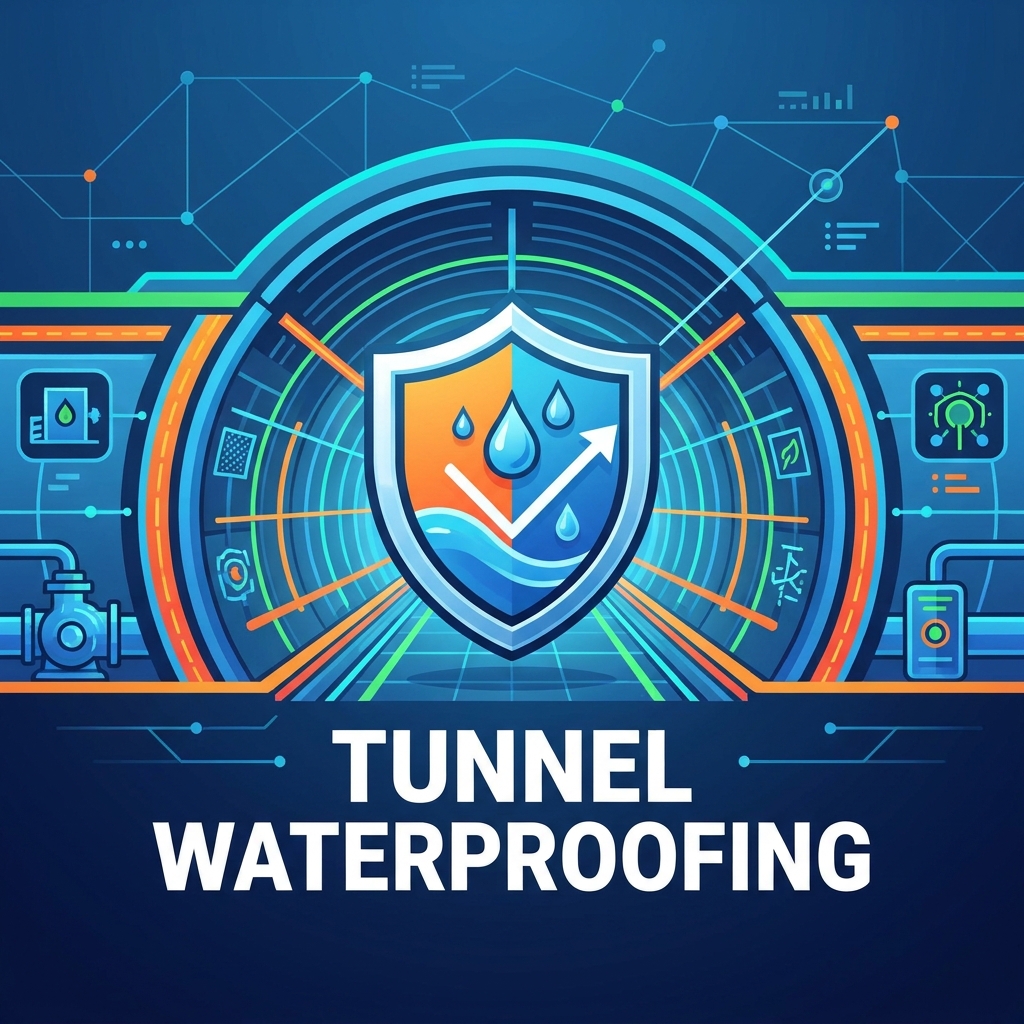 Meilleures solutions d’étanchéité pour les tunnels des projets d’infrastructures souterraines