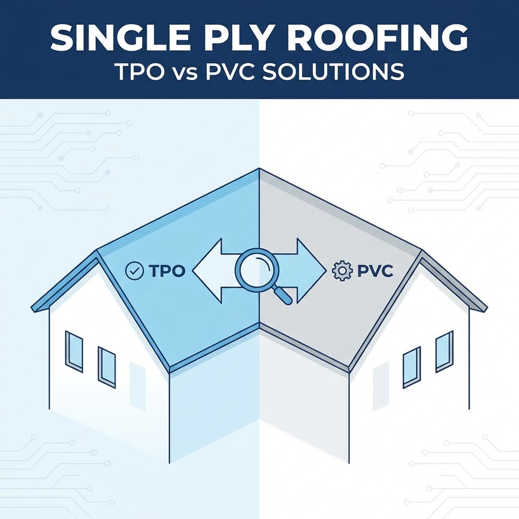 Systèmes de toiture TPO vs PVC : choisir la meilleure solution de toiture monocouche