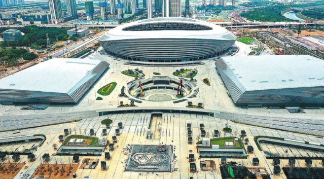 Excellent CANLON |L'imperméabilisation intégrée a aidé le centre sportif olympique de Zhengzhou à remporter le prix Luban